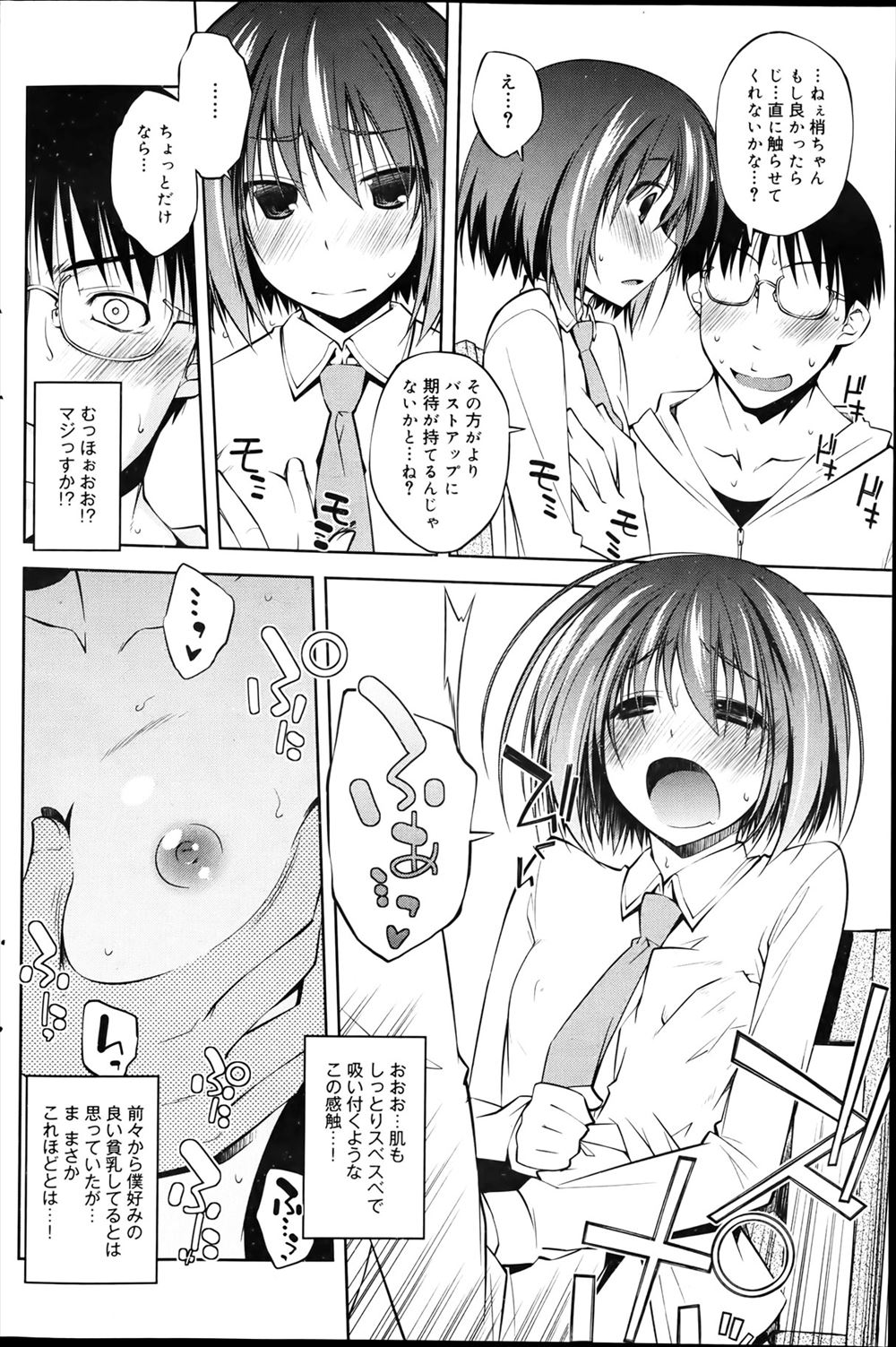 【エロ漫画】貧乳を気にしている制服女子が義兄におっぱいを揉まれて乳首を舐め、正常位で挿入されてNTRセックスするｗｗｗ